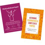 Motivatiekaartspel en boek Autonomie Verbondenheid Competentie Purpose